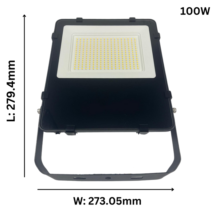 Externer LED-Flutlichtstrahler Für Außenbereich – IP65 Wasserdicht, 4000K Neutralweiß, Weitstrahl (Ohne PIR-Sensor)