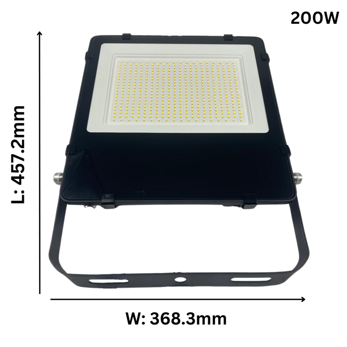 Externer LED-Flutlichtstrahler Für Außenbereich – IP65 Wasserdicht, 4000K Neutralweiß, Weitstrahl (Ohne PIR-Sensor)