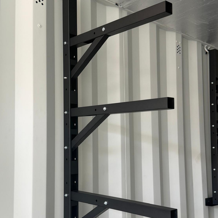 Verstellbares Regalsystem / Lagerregal für Schiffscontainer (2er-Set)