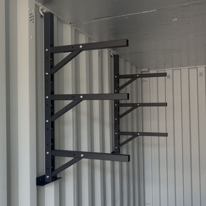 Verstellbares Regalsystem / Lagerregal für Schiffscontainer (2er-Set)