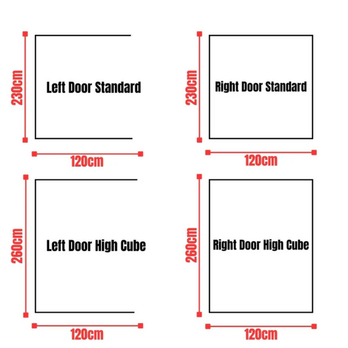 Container-Türdichtungen (Set)