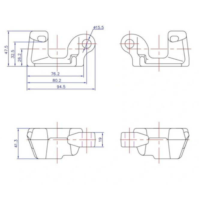 Container-Türhalter