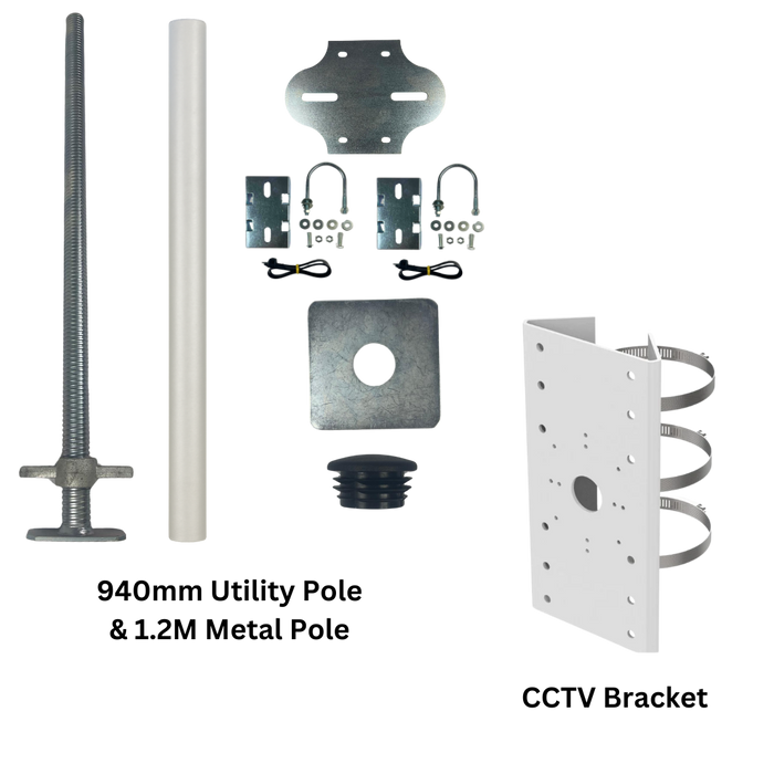Extra Heavy-Duty Mast Für CCTV Und Flutlichtstrahler
