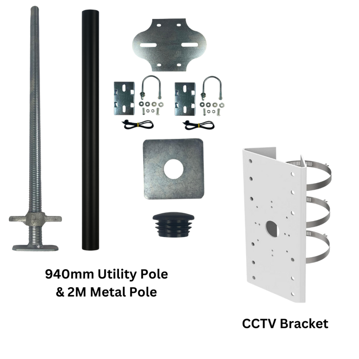 Extra Heavy-Duty Mast Für CCTV Und Flutlichtstrahler
